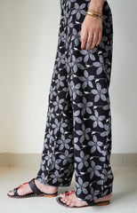 Deck Up Printed Pajamas D#1 - Black