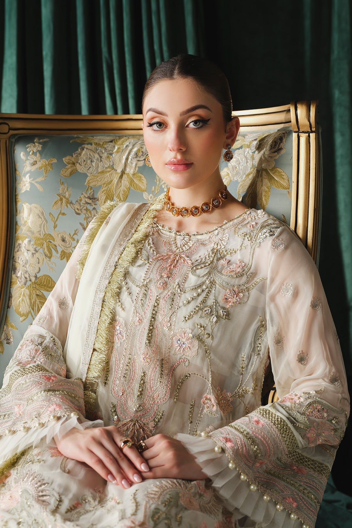 Ayla Paras By Pasha Unstitched 3 Piece Luxury Formals Collection'2024-PR107 : Jasmine