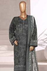 Sada Bahar Stitched 3 Piece Printed Khaddar Vol-02 Collection'2025-KD-PR-6552-Green