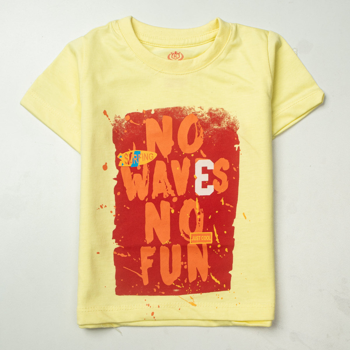 Kjunction Boys Half Sleeves-Printed T-Shirt (No)