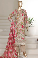 Sada Bahar Stitched 3 Piece Emb Signature Festive Vol-04 Suit-EMB-6614-SKIN