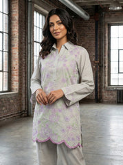 Urban Cut 2 Piece Cotton Embroidred Co- Ord Set