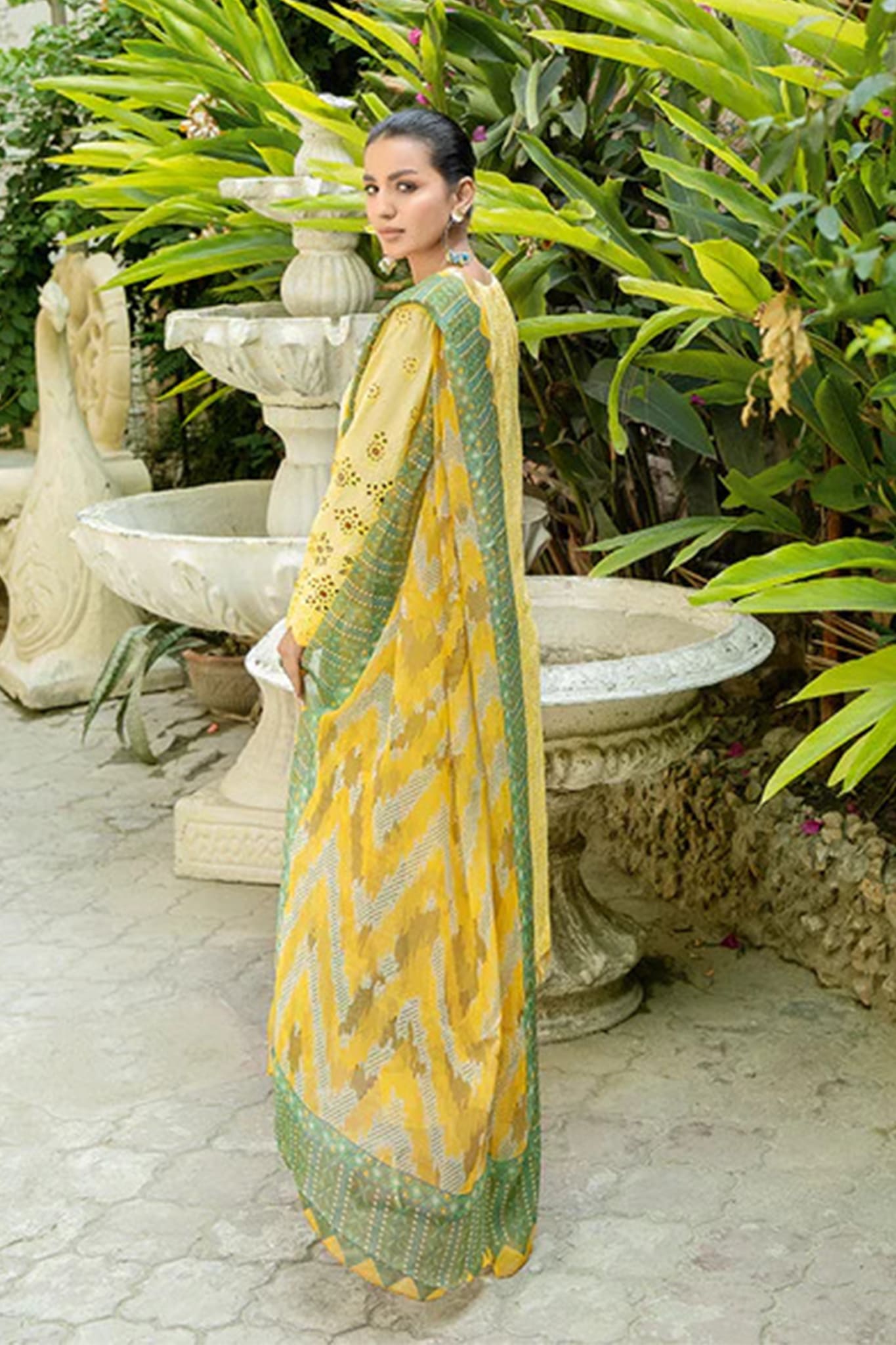 Camila by Johra Unstitched 3 Piece Chikankari Lawn Collection '2023-JH-665