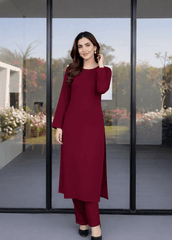 Solids By Silcot Stitched 2 Piece Korean Linen Collection'2025-Mono Seoul