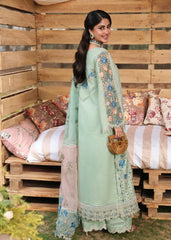 Tales Of Petals By Sardinia Unstitched 3 Piece Luxury Summer Suit-SUMMER SAGE