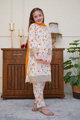 Seher o Eid By Shanzey Stitched 3 Piece Lawn Co Ords Suit-SHK-6803
