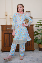 Seher o Eid By Shanzey Stitched 3 Piece Lawn Co Ords Suit-SHK-6804
