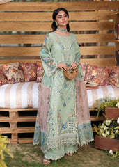 Tales Of Petals By Sardinia Unstitched 3 Piece Luxury Summer Suit-SUMMER SAGE