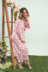 Dhaga Stitched 2 Piece Lawn Collection'2025-Matching separate 0048