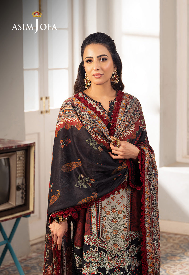 Asim Jofa Aira & Asra Pret Ajarp-26 Printed Lawn Stitched 3 Pcs