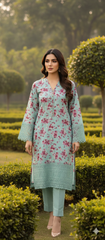 Oppulant By Dr Haris Unstitched 2 Piece Lawn Suit-OPP-006