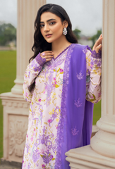 Diva By Humdum Unstitched 3 Piece Emb Karandi Collection'2024