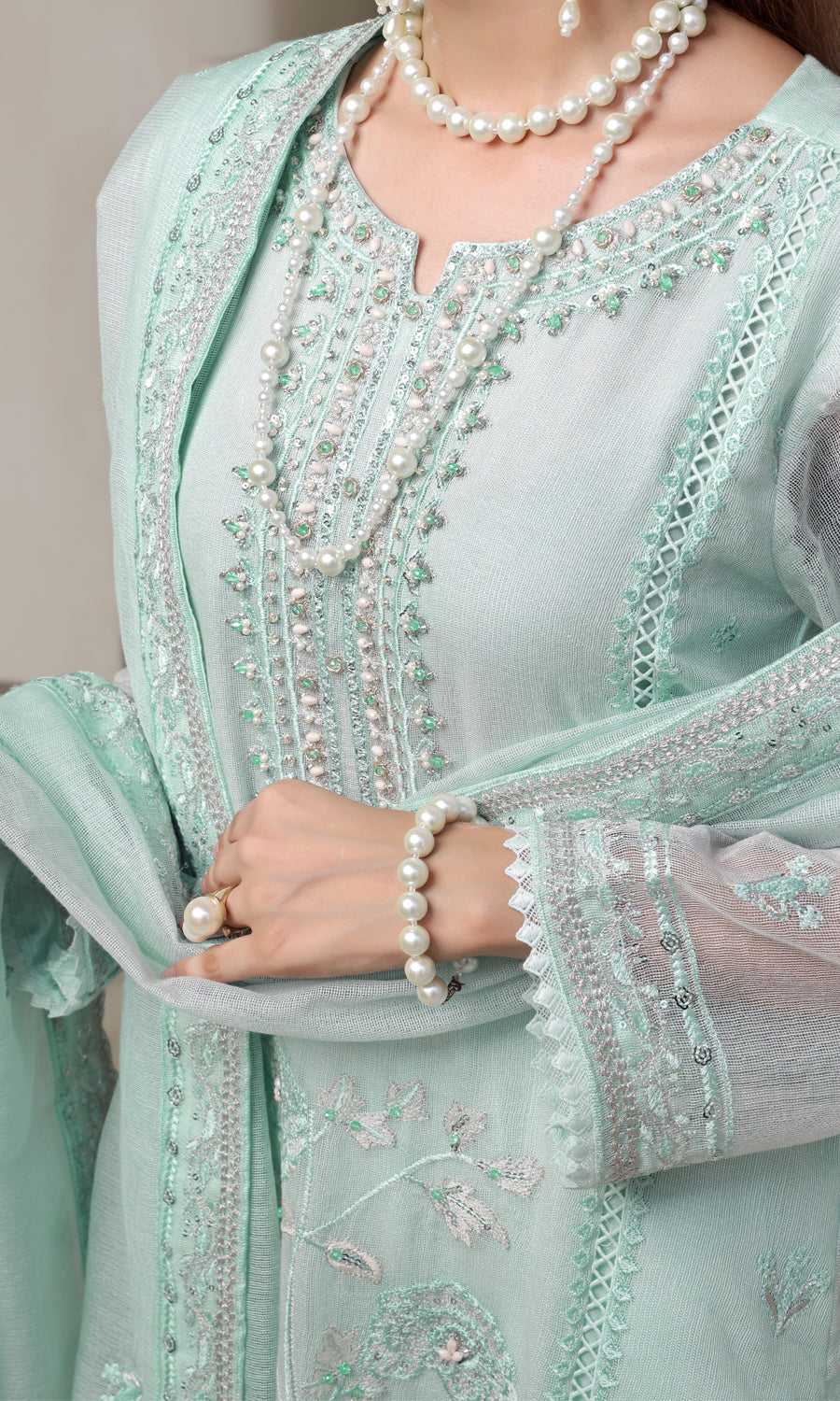Shamooz Stitched 3 Piece Luxury Festive Eid Collection'2025-Breeze SE-011