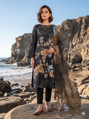 Dr Print 18 By Dr Haris Unstitched 3 Piece Lawn Suit-DPR-0153