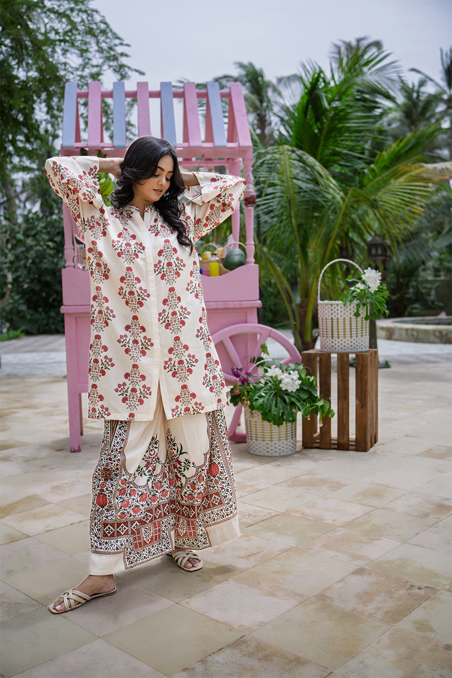 Sip N Style by Opole Stitched 2 Piece Summer Collection'2025-Lychee Fizz
