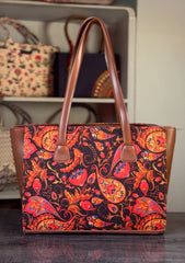 Fineur Side Rexine Canvas Tote  Carry