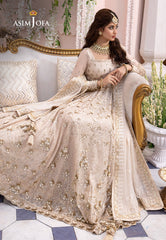 Asim Jofa Designers Limited Edition Ajccd-02 Embroidered Chiffon Stitched 3 Pcs