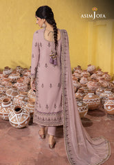 Asim Jofa Abresham '23 Ajab-06 Embroidered Lawn Silk 3 Pcs