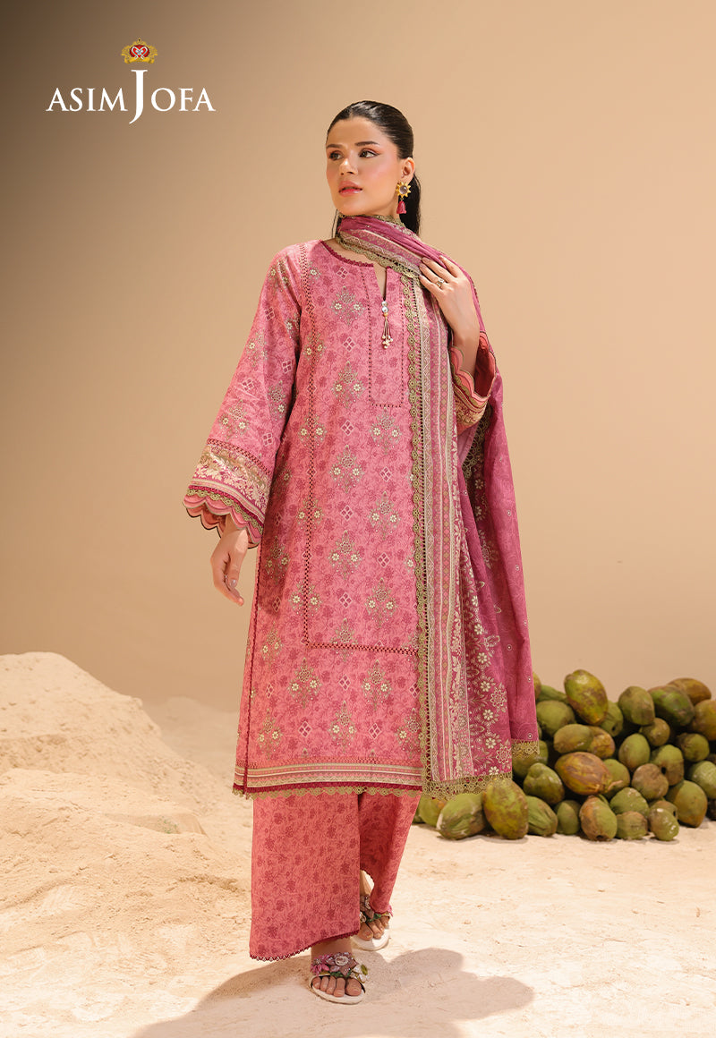 Rhapsody By Asim Jofa Unstitched 3 Piece Summer Collection'2025 Ajubu-28