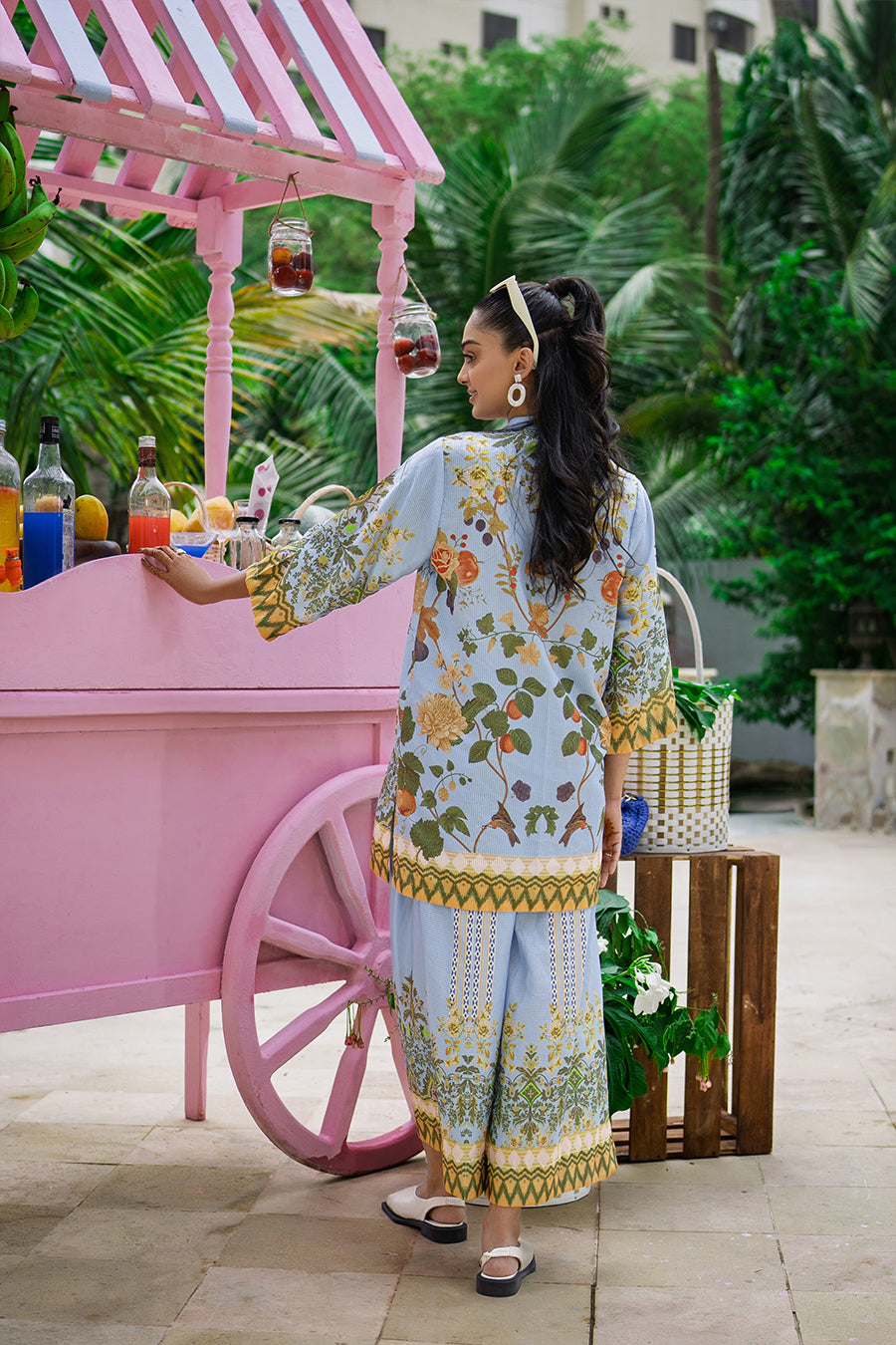 Sip N Style by Opole Stitched 2 Piece Collection'2025-Mango Splash