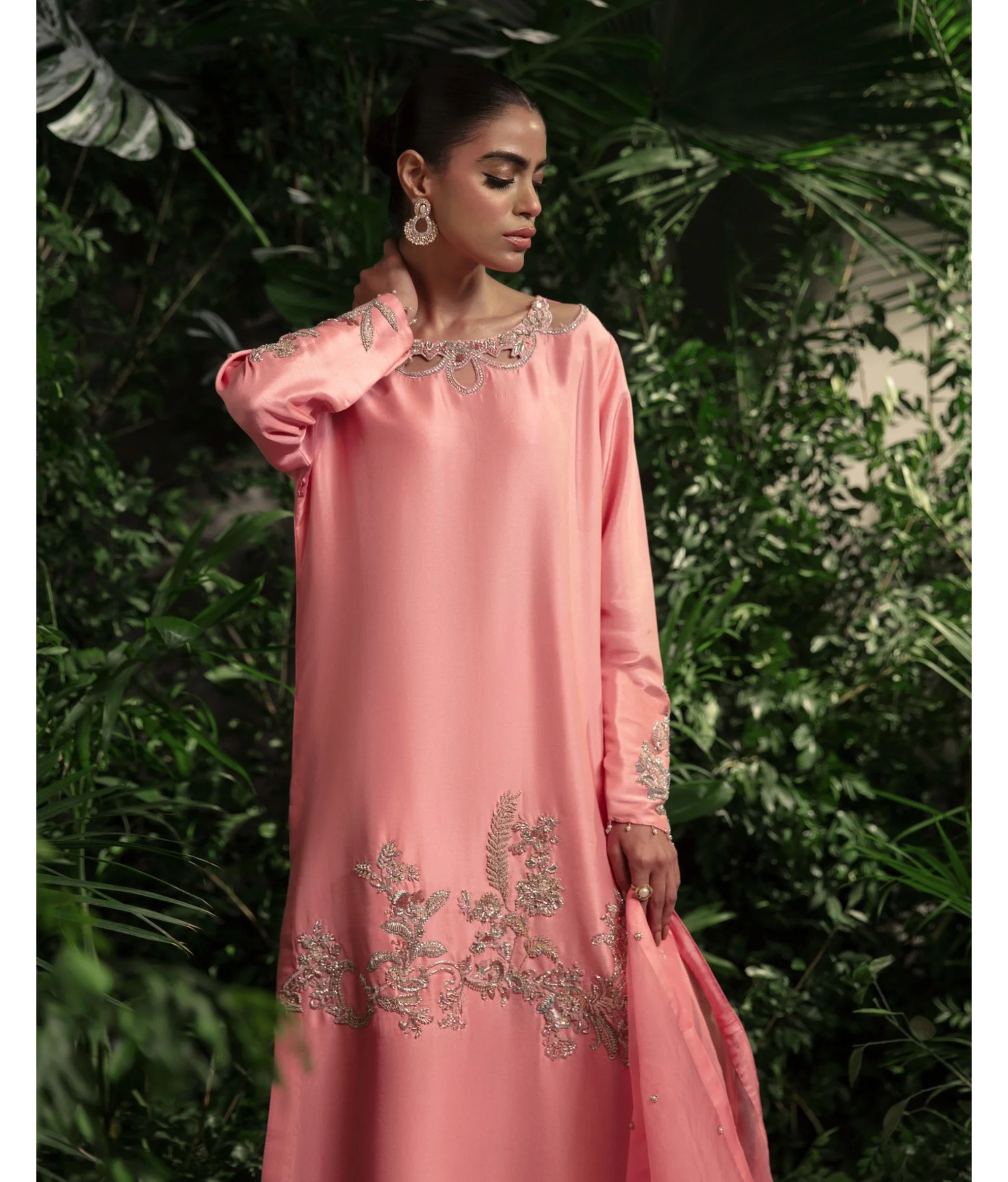 Luna By Mariam Malik Stitched 2 Piece Luxe Silk Pret Collection'2025-LUNA- Luxury Pret'24  - 4