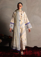 Zlooms 3 Pc Dobby Unstitched Suit - ZL25-C08-06
