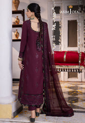 Asim Jofa Abresham '23 Ajab-05 Embroidered Lawn Silk 3 Pcs