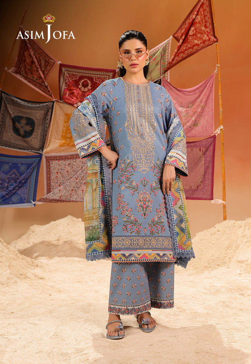 Rhapsody By Asim Jofa Unstitched 3 Piece Summer Collection'2025 Ajubu-11