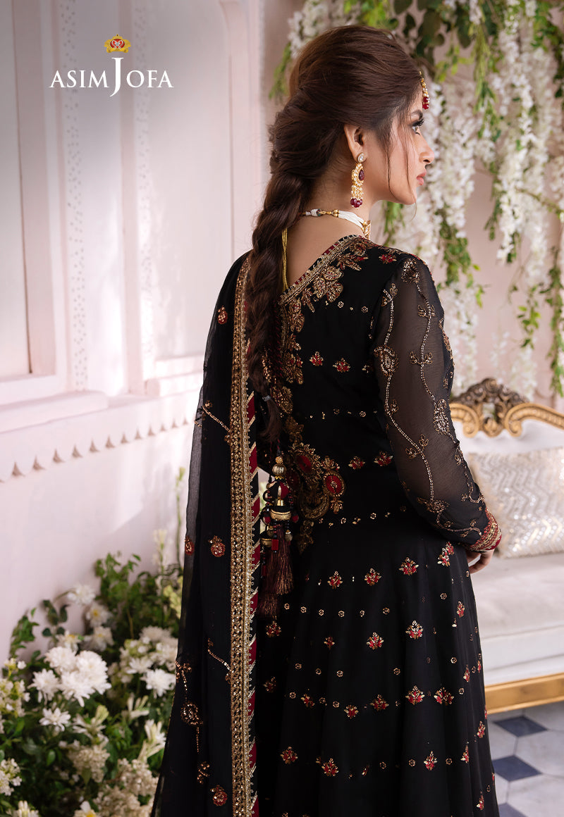 Asim Jofa Chandni '23 Ajcc-06 Designers Stitched Embroidered Chiffon 3 Pcs