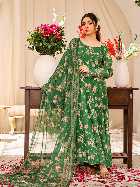 Rang E Bahar By Nazmina Formals Collection'2025-Verte Floraison (FRT-105)