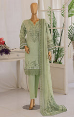 TABEER By Dr Haris Unstitched 3 Piece Lawn Suit-TAB-006