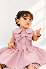 Urban Cut Pink Seersucker Stripe Infant 2-Piece Set-K0014