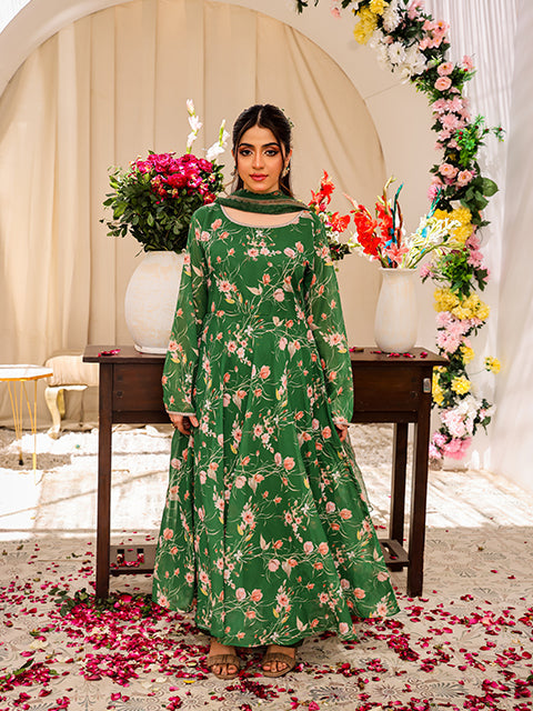 Rang E Bahar By Nazmina Formals Collection'2025-Verte Floraison (FRT-105)