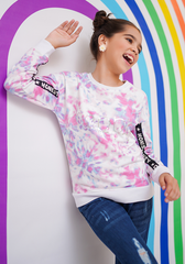 Terry Printed Sweatshirt - Wear Ochre