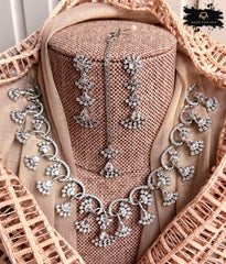Made For Her-Royal Gleam Zircon Necklace Set - KIA1232