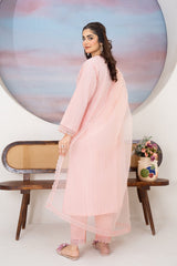 Tiraz Stitched 3 Piece Summer Suit-Ayzal