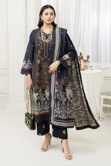 Meerak 3 Piece Emb Khaddar Suit-Grace