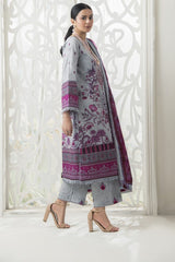 Meerak 3 Piece Emb Khaddar Suit-Nirvana