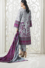 Meerak 3 Piece Emb Khaddar Suit-Nirvana