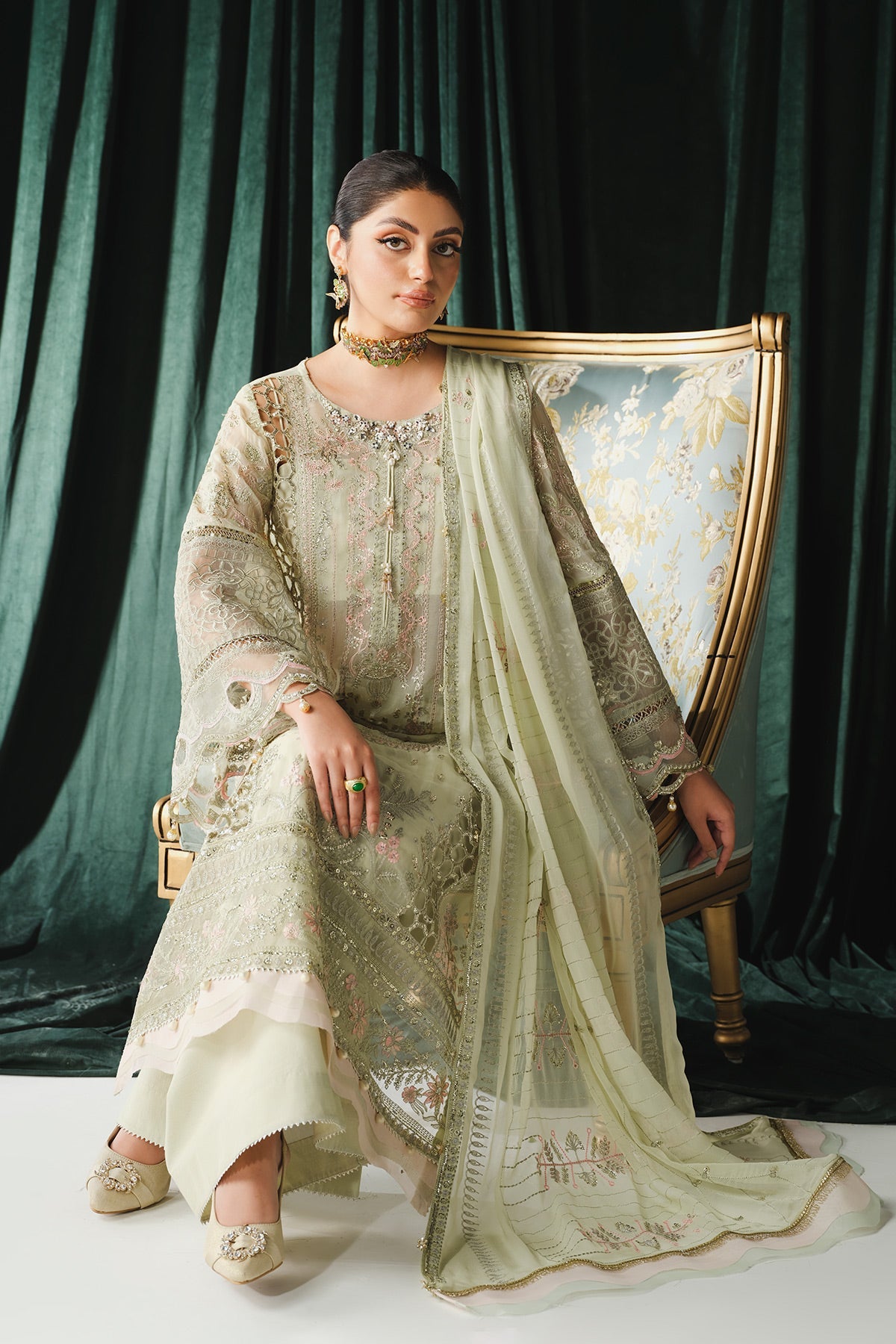 Ayla Paras By Pasha Unstitched 3 Piece Luxury Formals Collection'2024-PR103 : Regalia