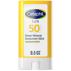 Cetaphil Sheer Mineral Sunscreen Stick All Skin Types Spf 50 (14G)