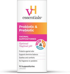 Vh Essentials - Vaginal Suppositories Pre - 1 Each - 15 Ct