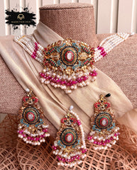 Made For Her-Rimjhim Nauratan Choker Set - KQK1001