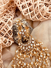 Made For Her-Golden Grandeur Jumbo Jhumer - KMW071
