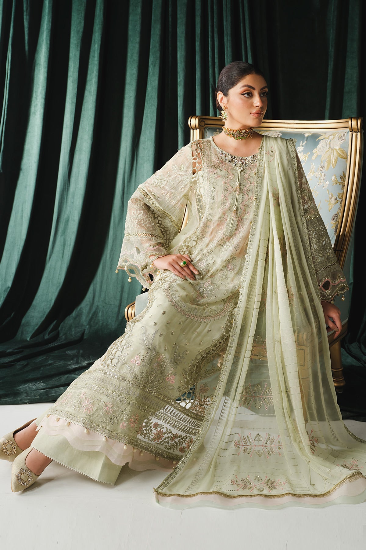 Ayla Paras By Pasha Unstitched 3 Piece Luxury Formals Collection'2024-PR103 : Regalia