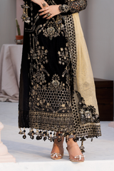 Andaz e Makhmal By Zebtan Unstitched 3 Piece Luxury Formals Suit-ZAM-10