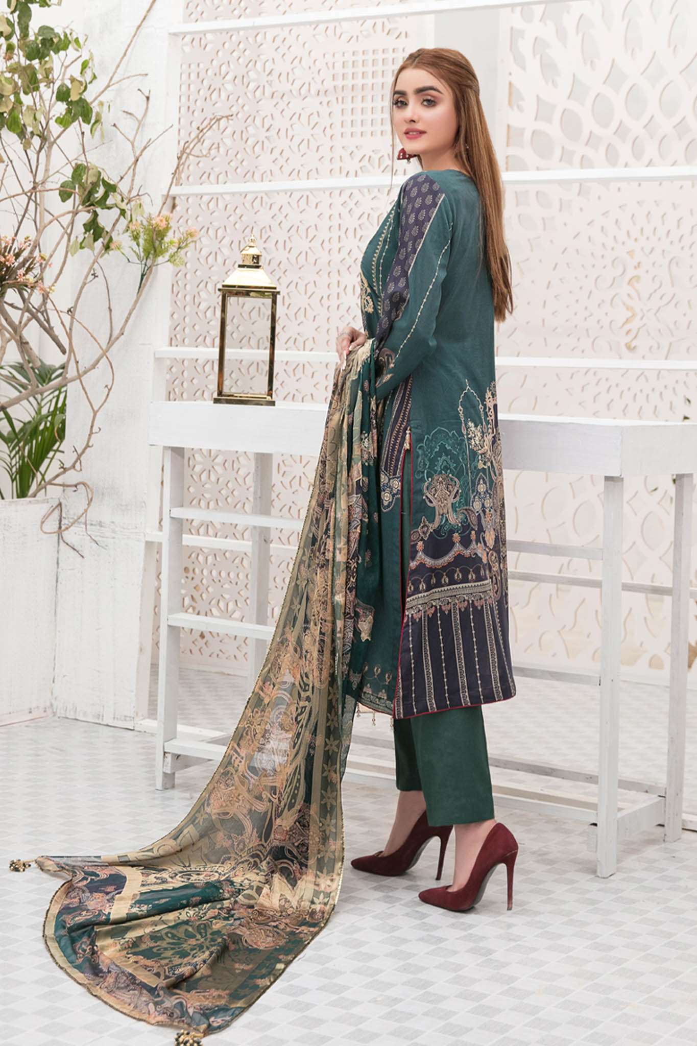 Amelia by Tawakkal Unstitched 3 Piece Lawn Collection'2022-A-7348