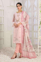 Amal by Tawakkal Stitched 3 Piece Embroidered Organza Collection'2022-AO-7552