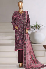 Sada Bahar Stitched 3 Piece Khaddar With Shimmer Vol-02 Collection'2025-KP-PR-7556-Falsa