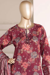 Malika By Sada Bahar Stitched 3 Piece Festive Emb Lawn Vol-02 Suit-D-75-FALSA